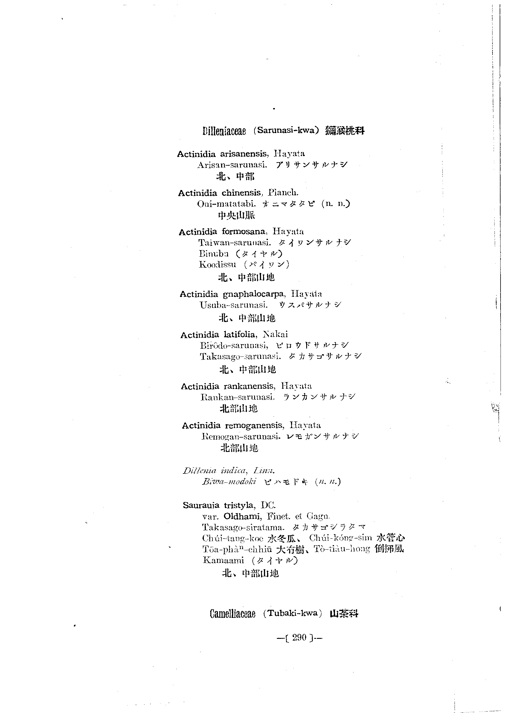 台灣植物名彙(List of Plants of Formosa)  第334頁