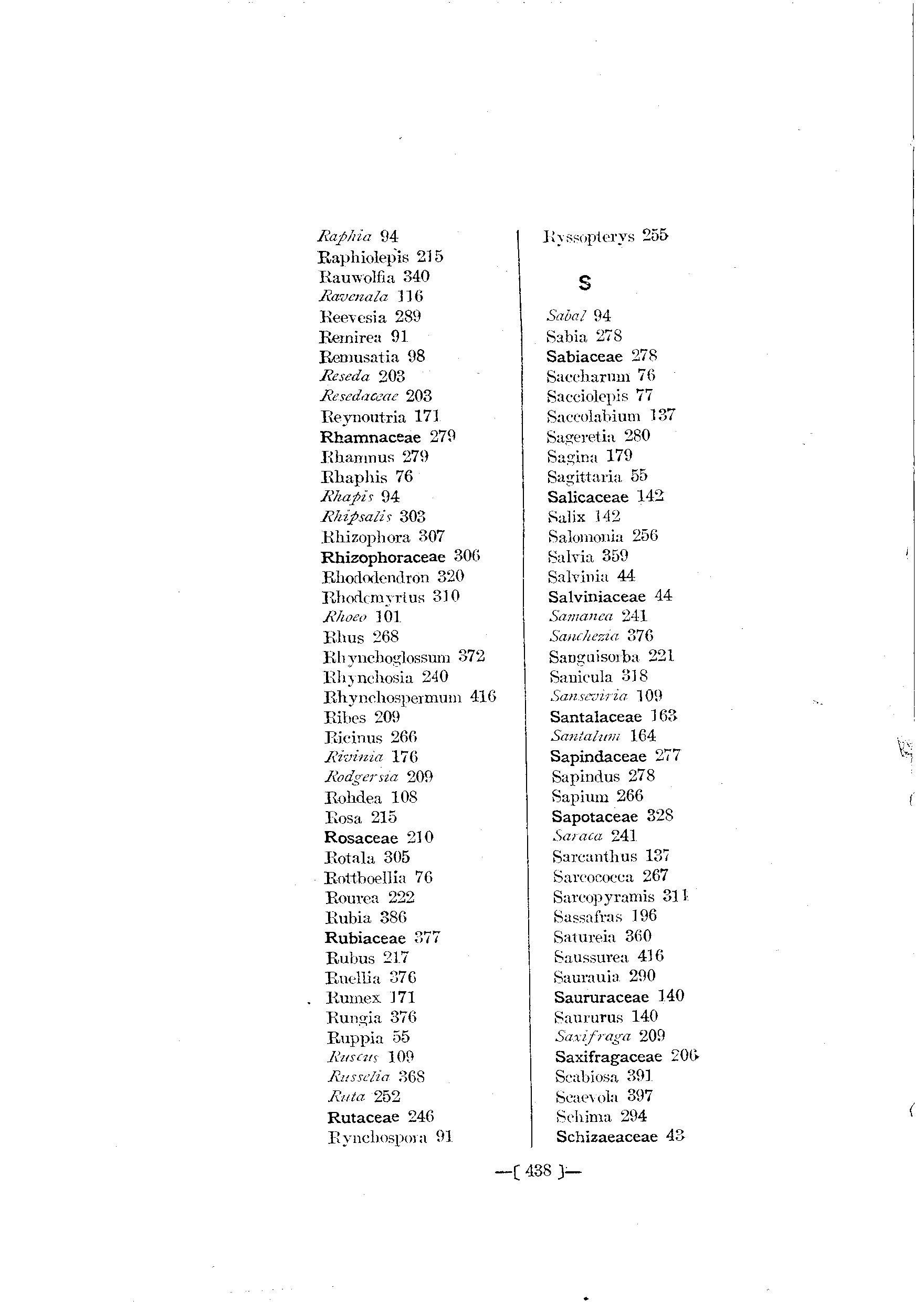 台灣植物名彙(List of Plants of Formosa)  第482頁