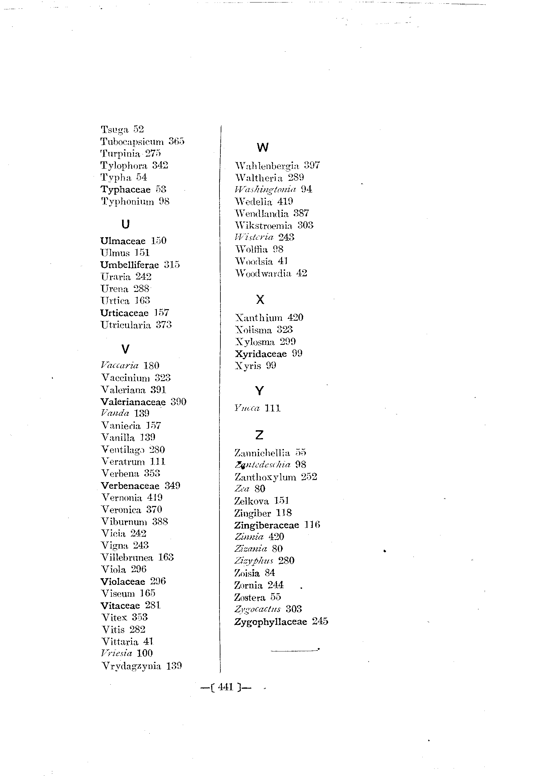 台灣植物名彙(List of Plants of Formosa)  第485頁