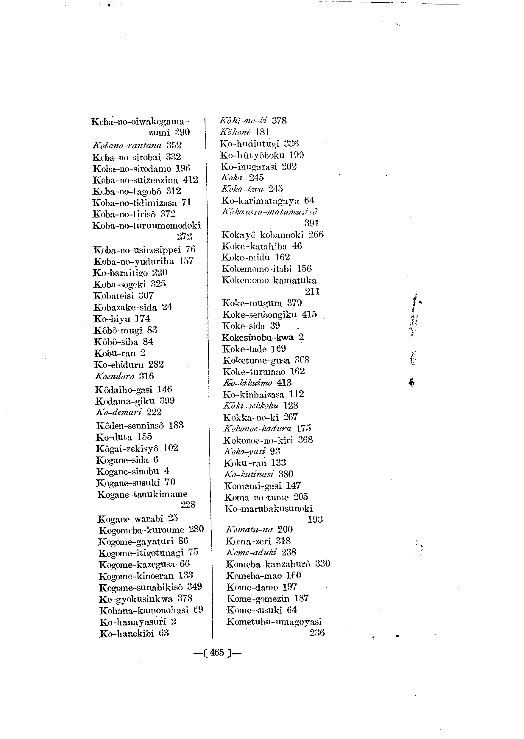 台灣植物名彙(List of Plants of Formosa)  第509頁