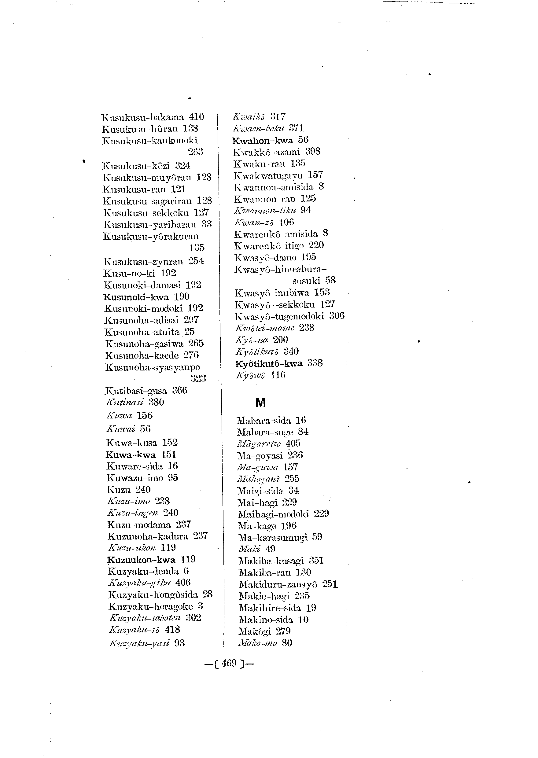 台灣植物名彙(List of Plants of Formosa)  第513頁