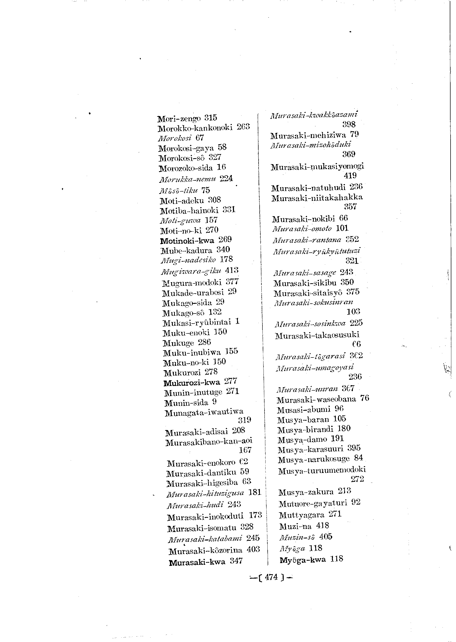 台灣植物名彙(List of Plants of Formosa)  第518頁