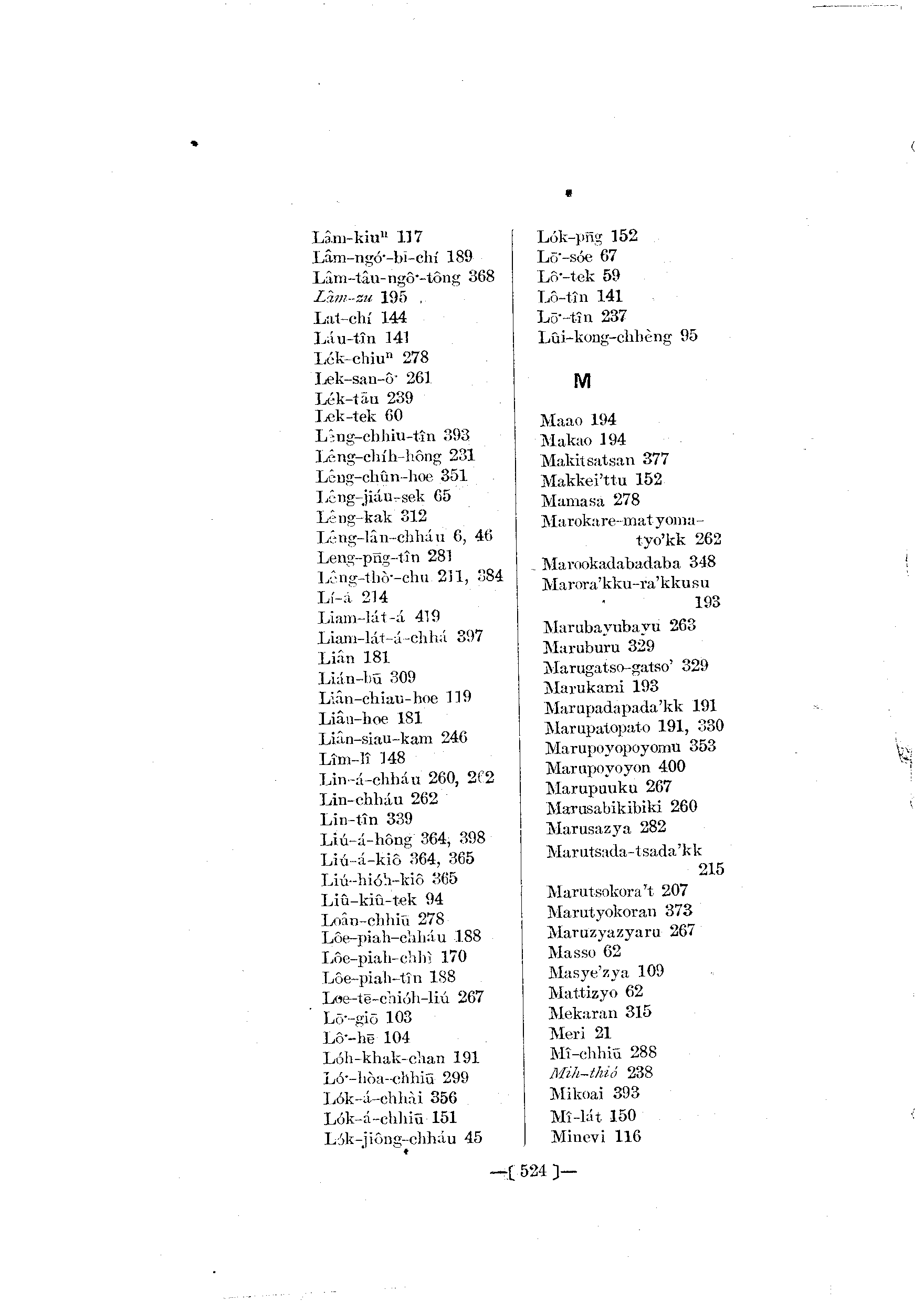 台灣植物名彙(List of Plants of Formosa)  第568頁